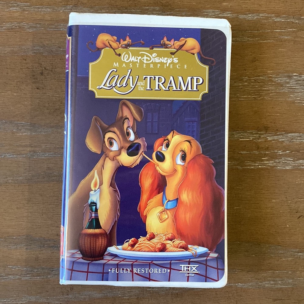 1998 Original Walt Disney's Masterpiece "Lady and the Tramp" VHS Tape